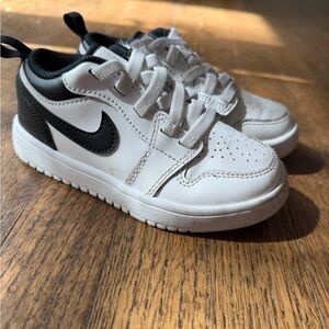 Nike Kids Black and White Jordans